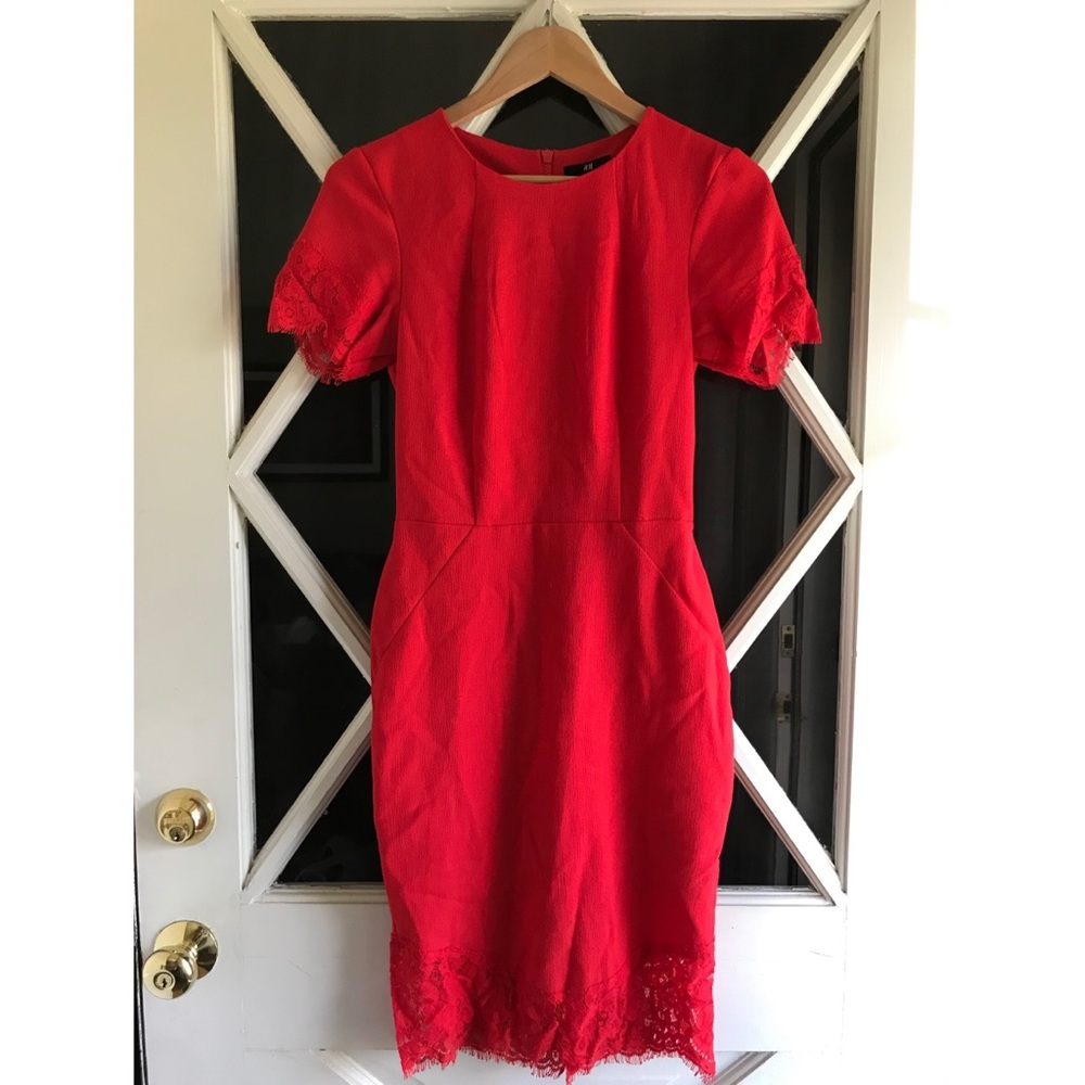 Red H&M Cocktail Dress